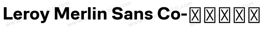 Leroy Merlin Sans Co字体转换